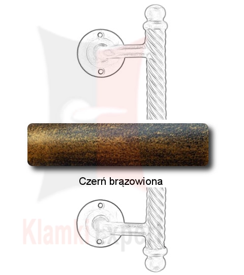 Czerń brązowiona