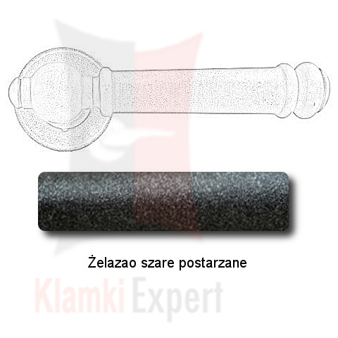 Żelazao szare postarzane