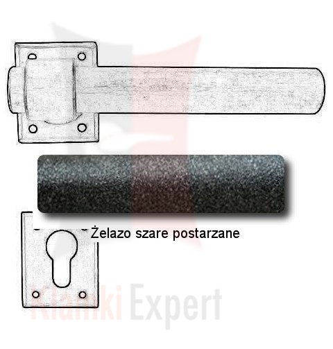 Żelazo szare postarzane