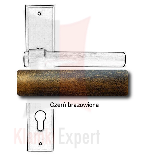 Czerń brązowiona