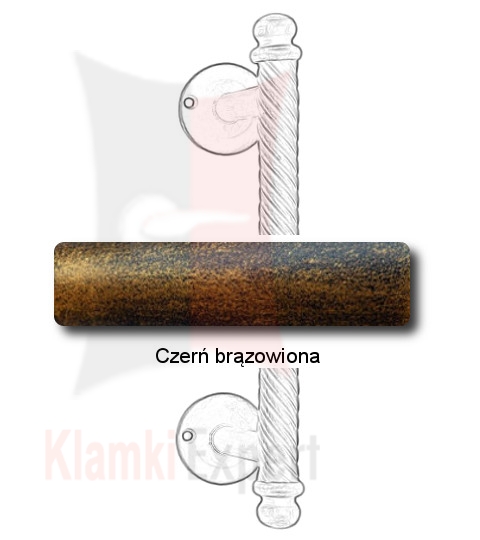 Czerń brązowiona