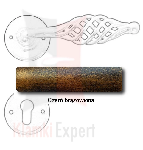 Czerń brązowiona