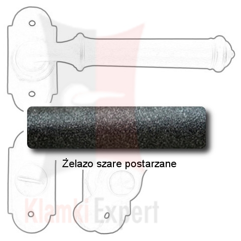 Żelazo szare postarzane