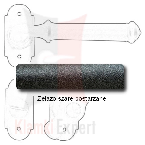 Żelazo szare postarzane