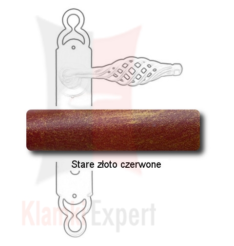 Stare złoto czerwone