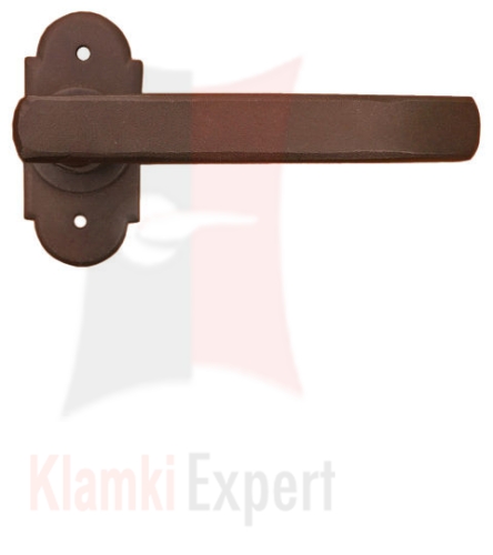 Klamka Helsinki 1811 w kolorze rdza starodawna