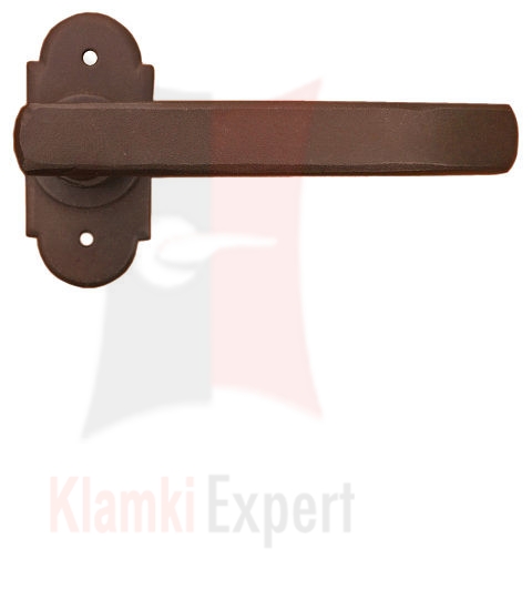 Klamka Helsinki 1811 w kolorze rdza starodawna