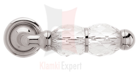 Klamka Crystal bez dolnej rozety