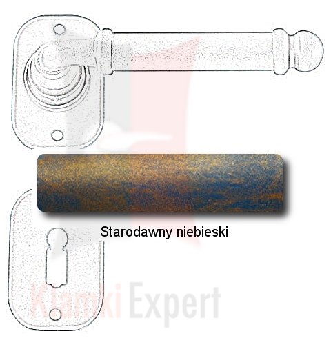 Starodawny niebieski