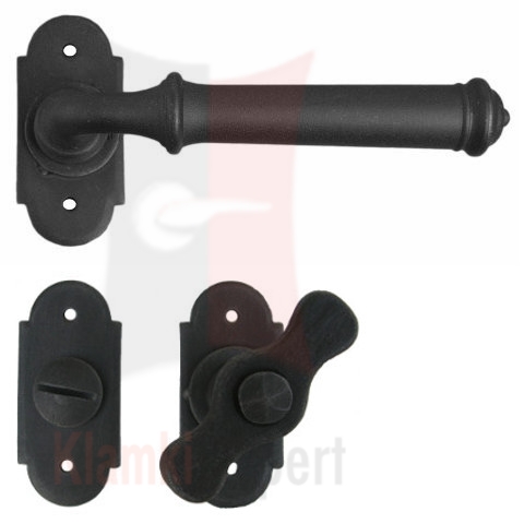 Klamka Tallin 1904 w kolorze czerń starodawna