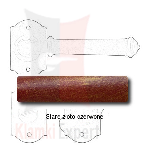 Stare złoto czerwone