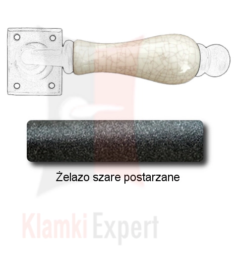 Żelazo szare postarzane