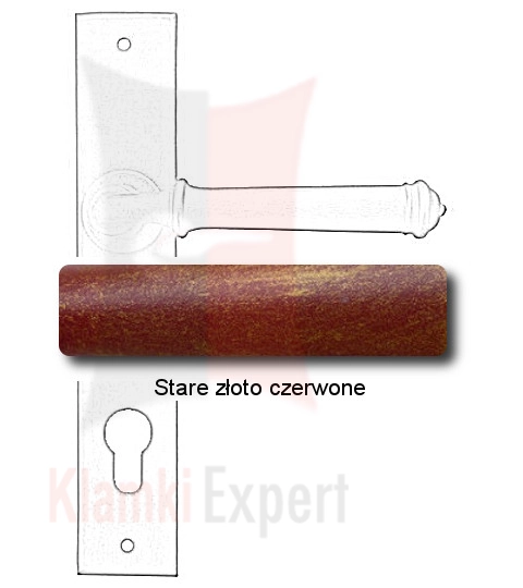 Stare złoto czerwone