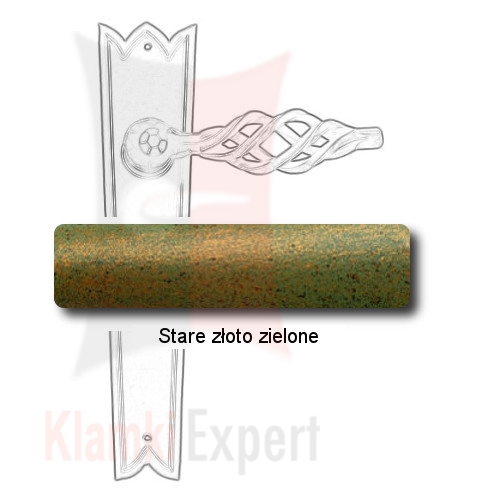 Stare złoto zielone
