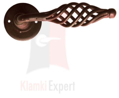 Klamka Budapest 2799 w kolorze rdza starodawna
