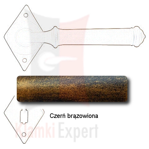 Czerń brązowiona