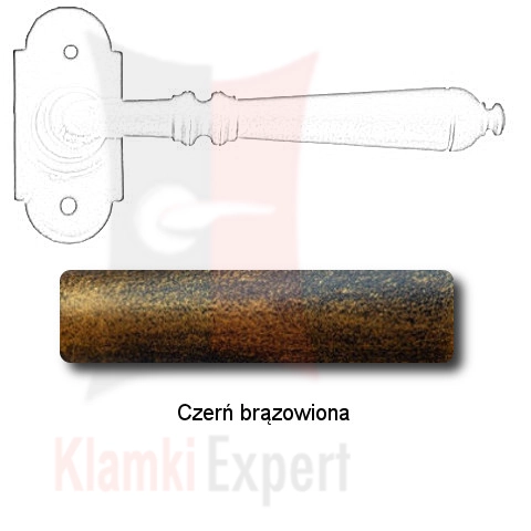 Czerń brązowiona