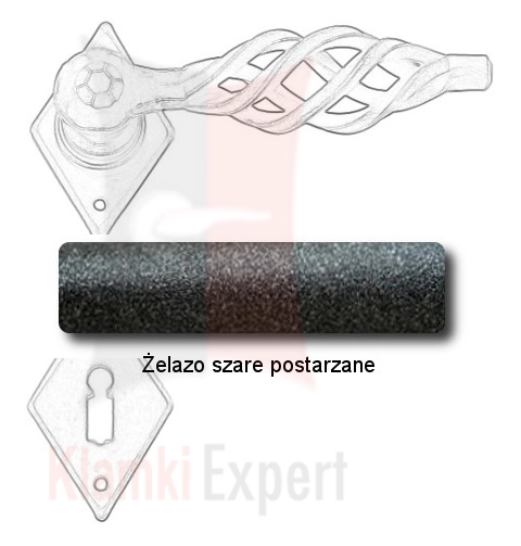 Żelazo szare postarzane