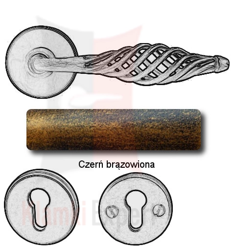 Czerń brązowiona