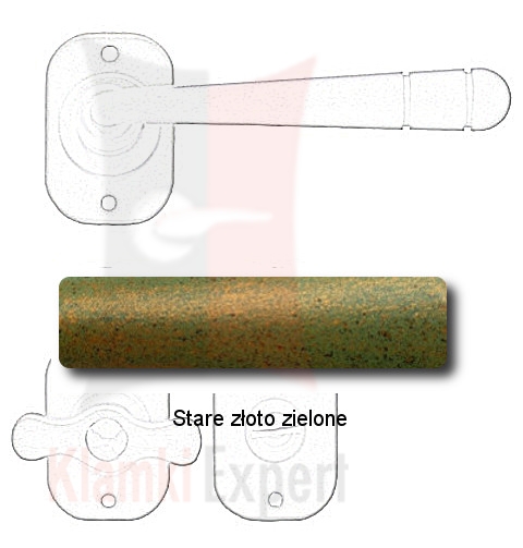 Stare złoto zielone