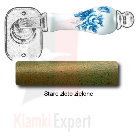 Stare złoto zielone