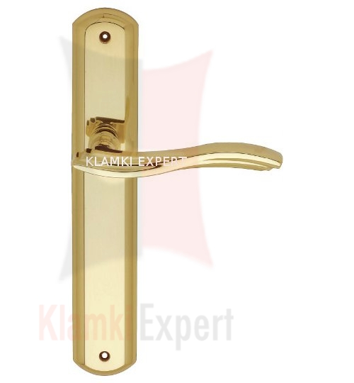 Klamka Marina bez otworu, kolor OL mosiądz błyszczący