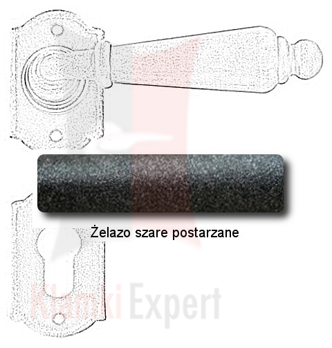 Żelazo szare postarzane