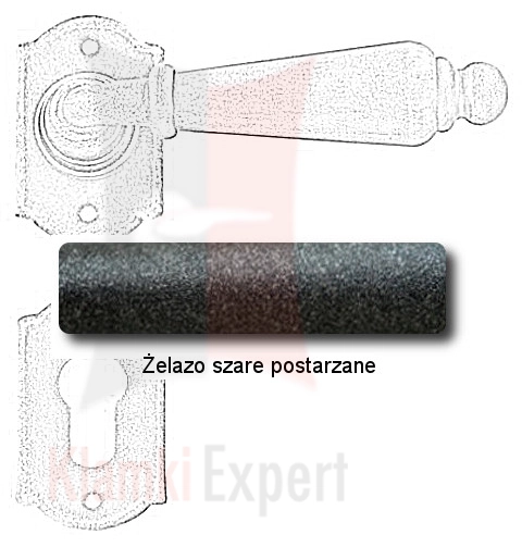 Żelazo szare postarzane