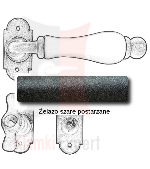 Żelazo szare postarzane