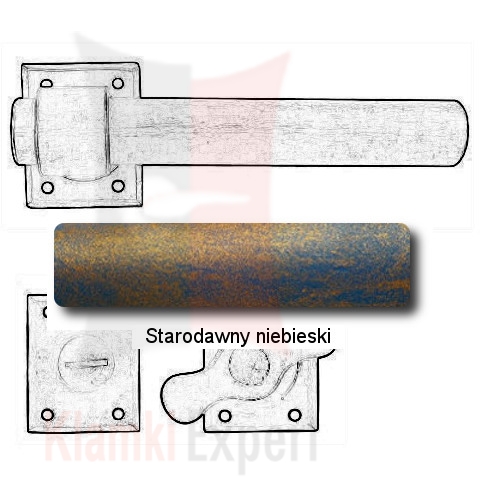 Starodawny niebieski
