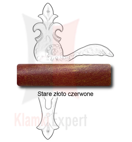 Stare złoto czerwone