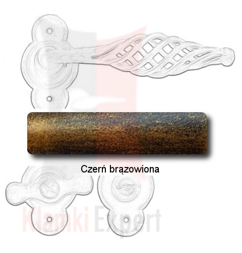 Czerń brązowiona