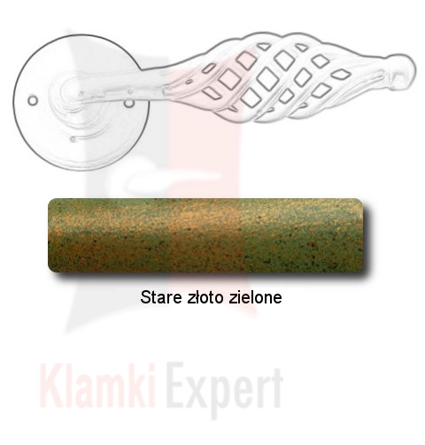 Stare złoto zielone