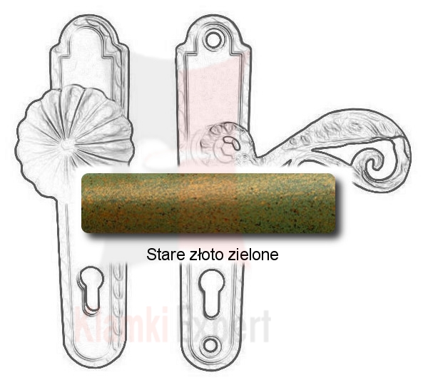 Stare złoto zielone