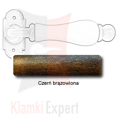 Czerń brązowiona