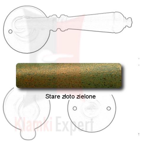 Stare złoto zielone