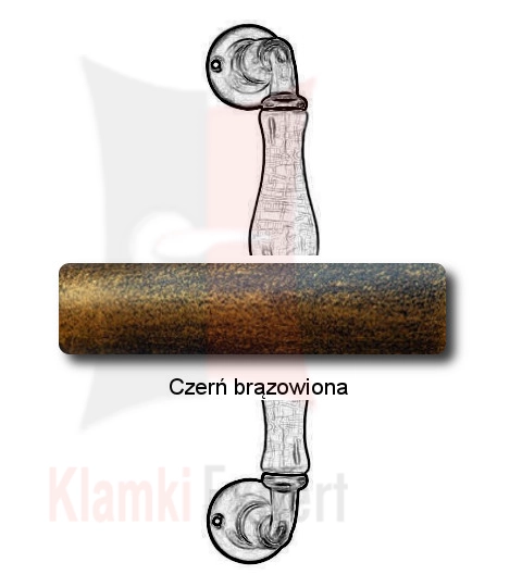 Czerń brązowiona