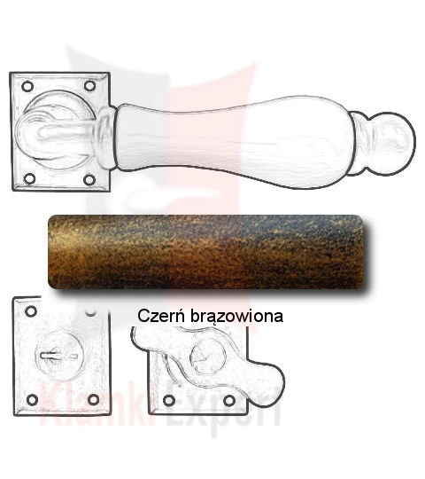 Czerń brązowiona