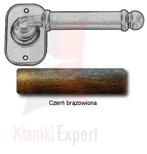 Czerń brązowiona