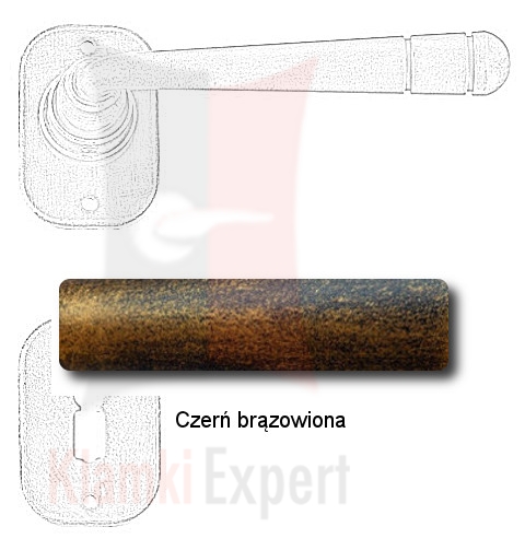Czerń brązowiona