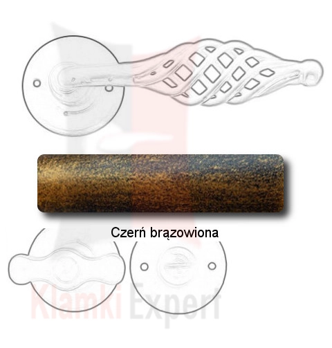 Czerń brązowiona