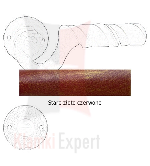 stare złoto czerwone