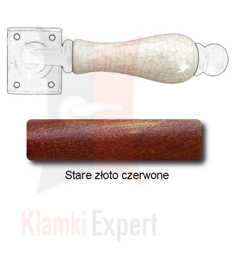 Stare złoto czerwone