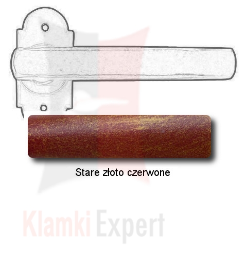 Stare złoto czerwone