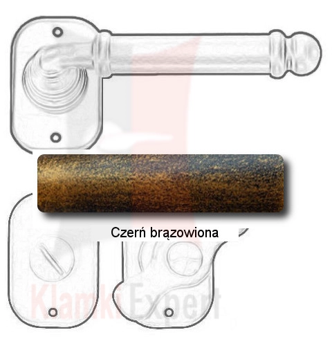 Czerń brązowiona