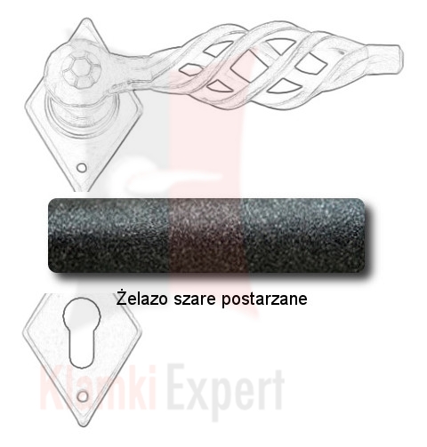 Żelazo szare postarzane