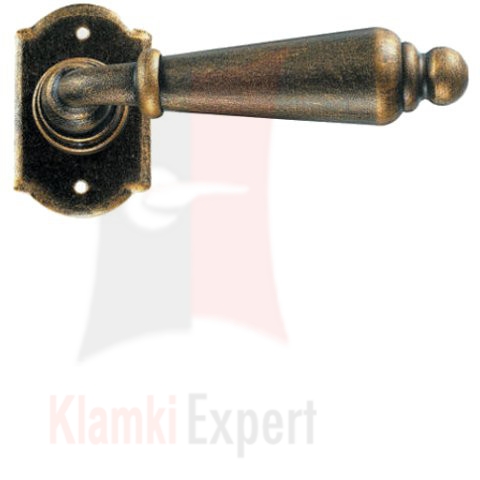 Klamka Oslo 2401 w kolorze czerń brązowiona