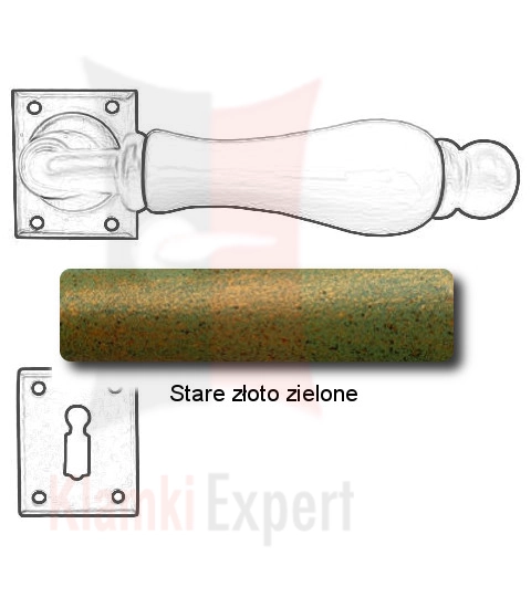 Stare złoto zielone