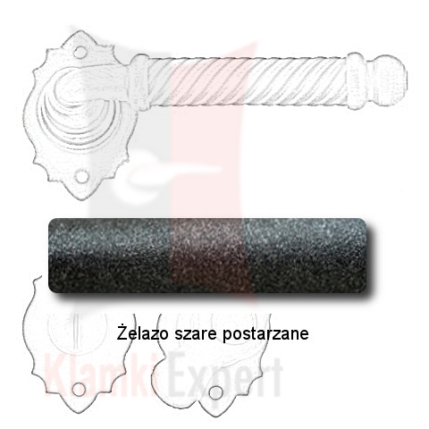 Żelazo szare postarzane