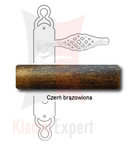 Czerń brązowiona